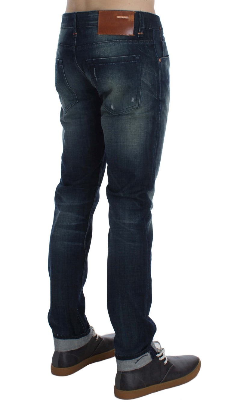 Acht Blue Slim Fit Jeans for Men
