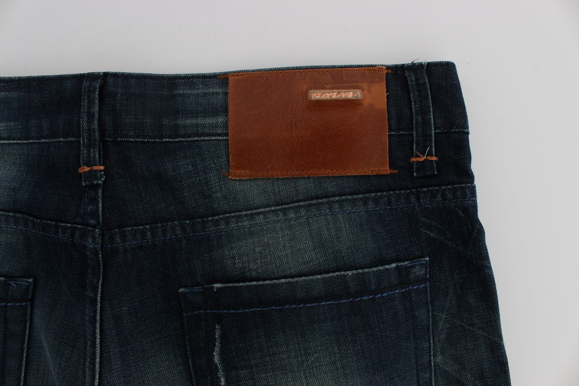 Acht Blue Slim Fit Jeans for Men additional view