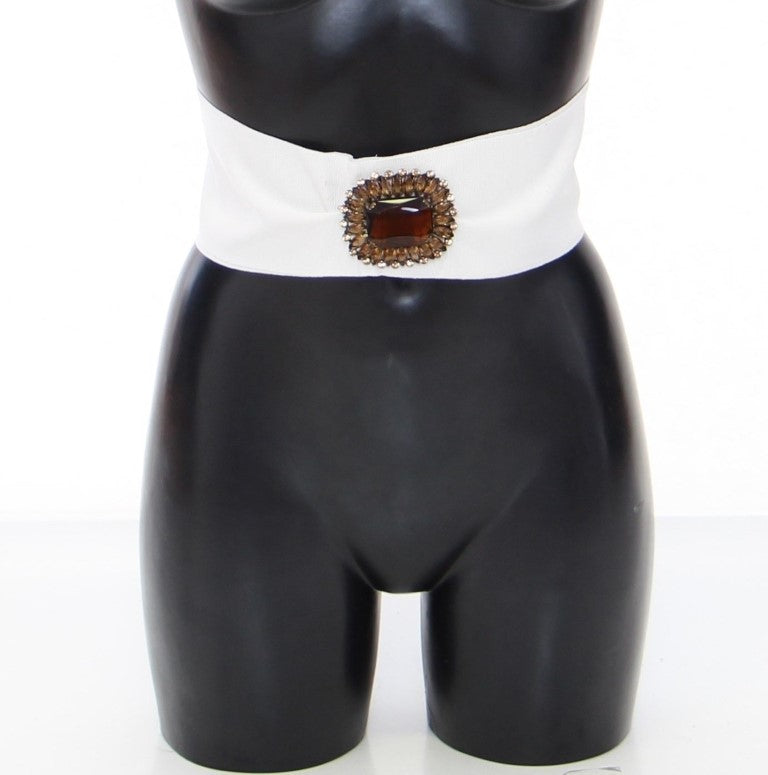 Dolce & Gabbana White High Waist Belts for Women