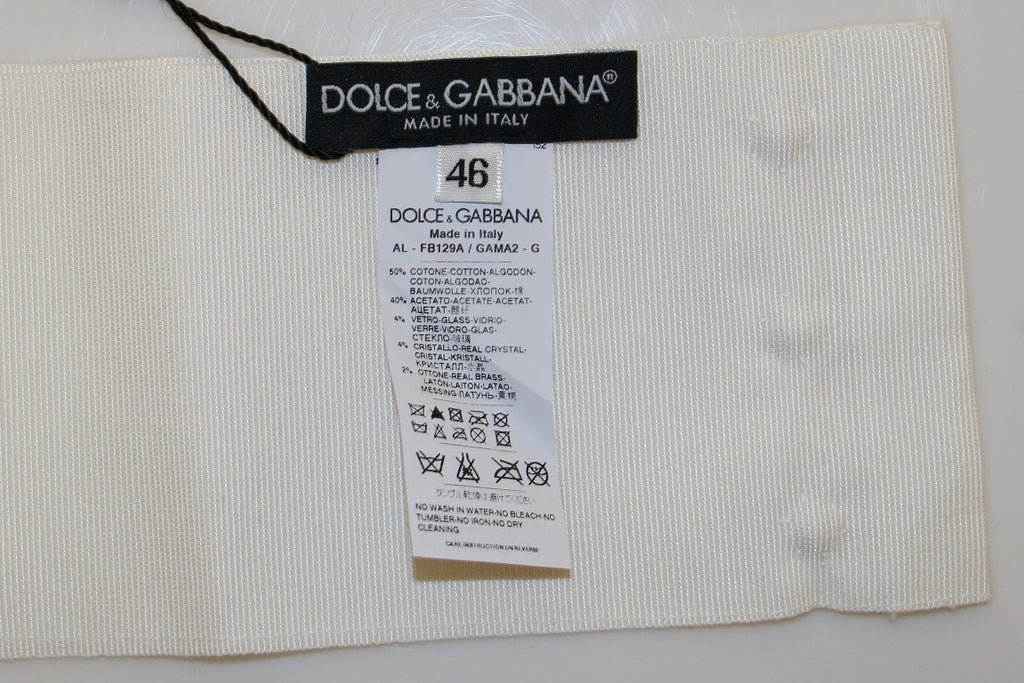 Dolce & Gabbana White High Waist Belts for Women additional view
