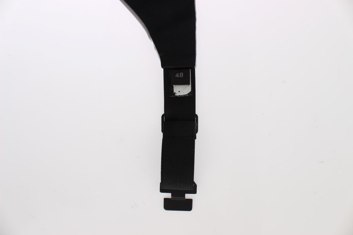 Dolce &amp; Gabbana Grauer Taillengürtel Seidenkummerbund