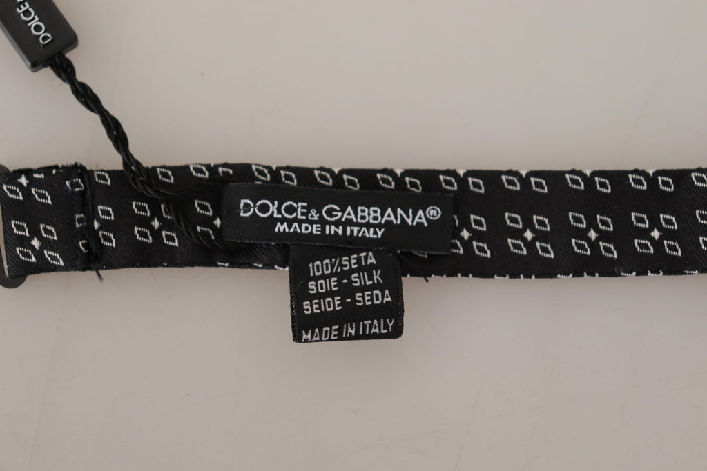 Dolce & Gabbana Black Bowties for Men side view