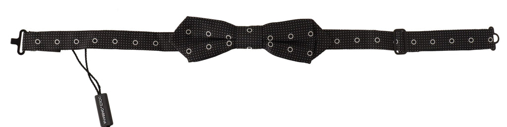 Dolce & Gabbana Black Bowties for Men side view