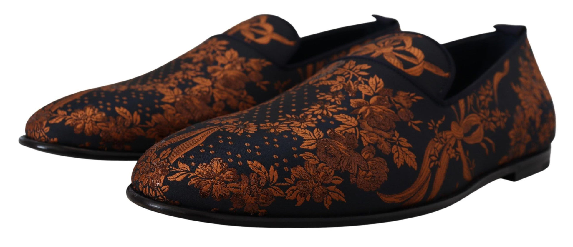 Dolce & Gabbana Blue Slip On Loafers for Men detail view