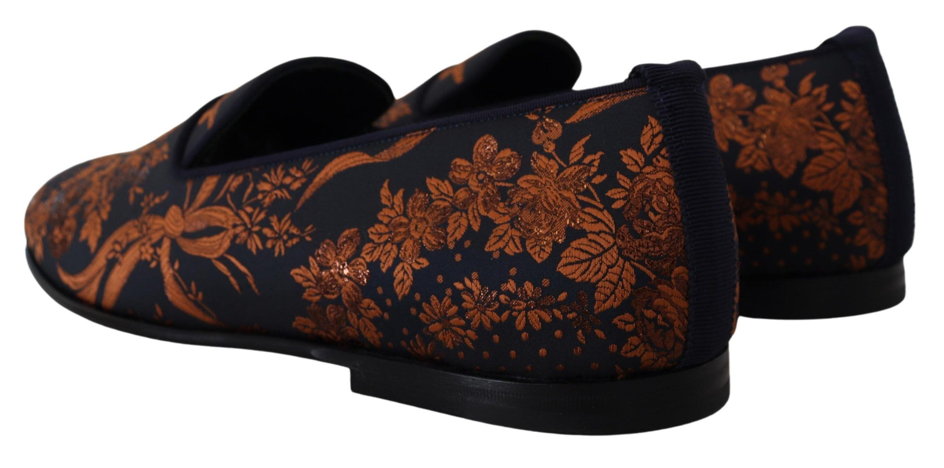 Dolce & Gabbana Blue Slip On Loafers for Men side view