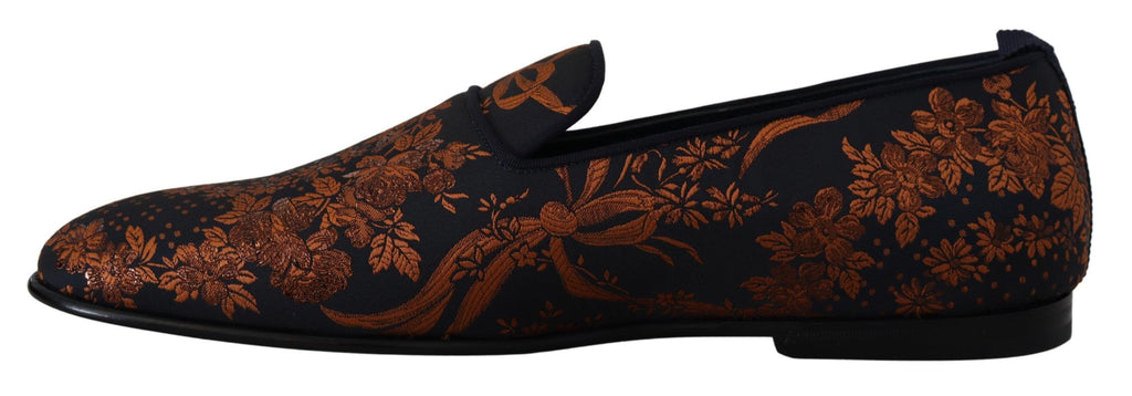 Dolce & Gabbana Blue Slip On Loafers for Men additional view