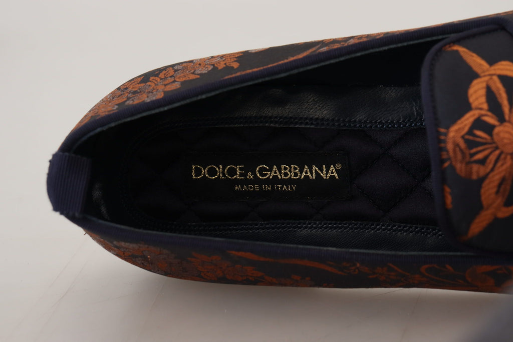 Dolce & Gabbana Blue Slip On Loafers for Men additional view
