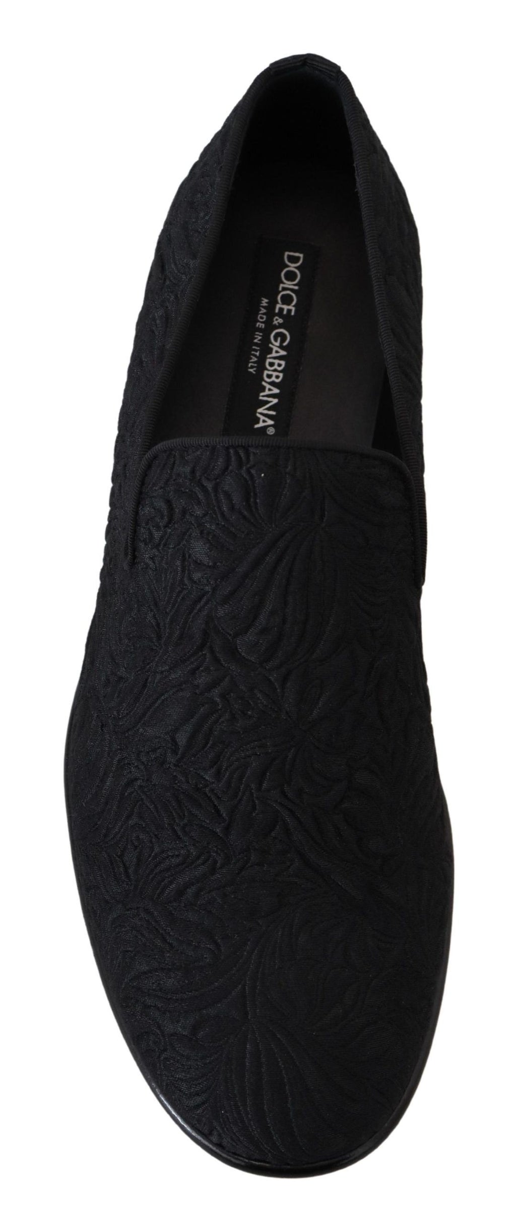 Dolce & Gabbana Black Slip On Loafers for Men alternate view