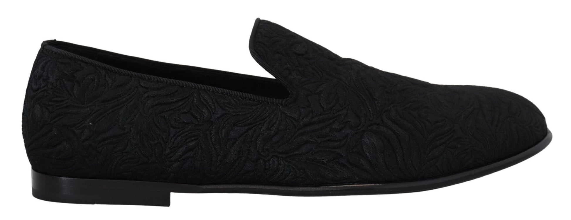 Dolce & Gabbana Black Slip On Loafers for Men