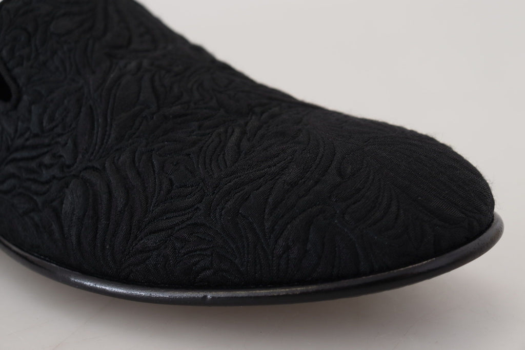 Dolce & Gabbana Black Slip On Loafers for Men additional view