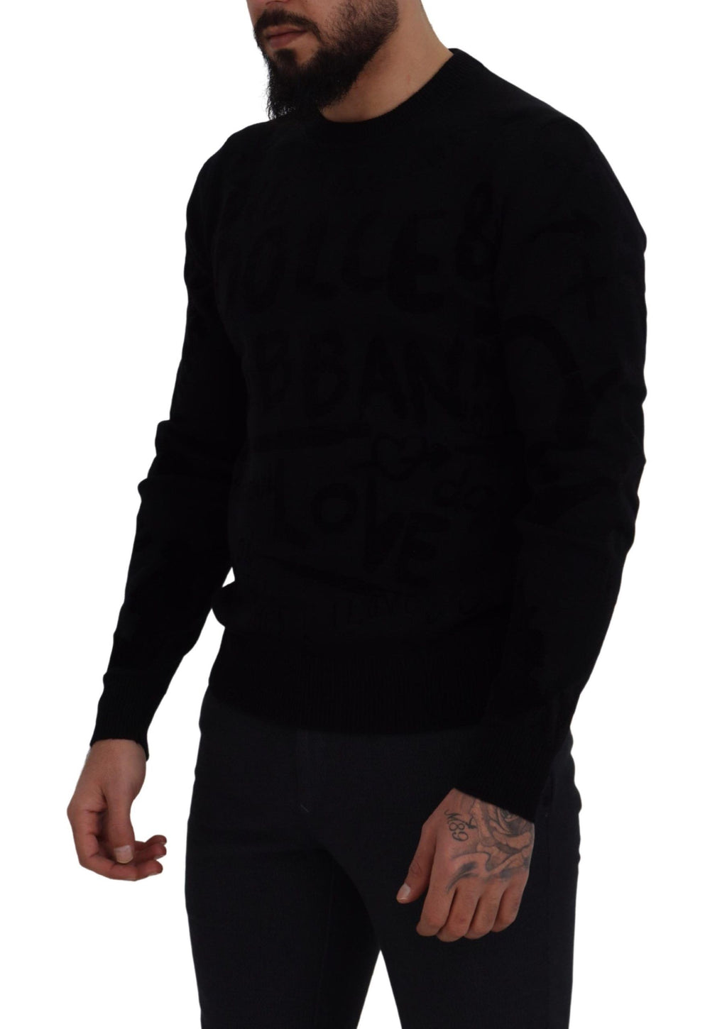 Dolce & Gabbana Black Sweatshirt for Men detail view