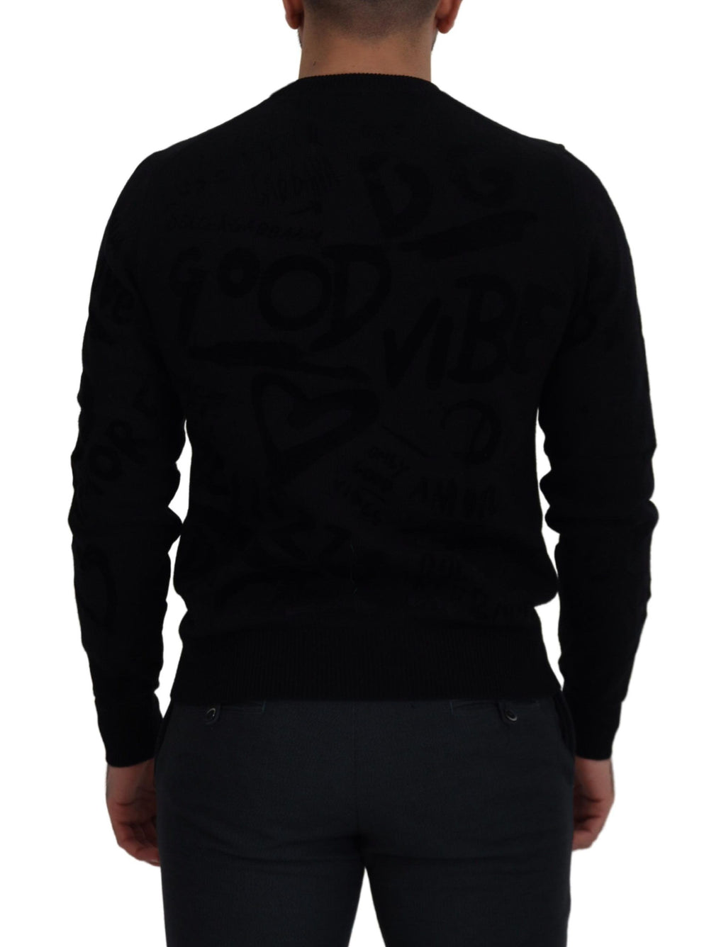 Dolce & Gabbana Black Sweatshirt for Men side view