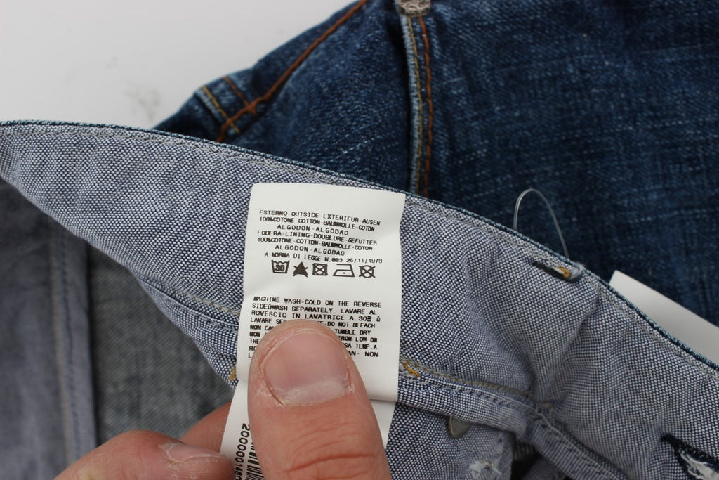 Acht Blue Relaxed Fit Jeans for Men additional view