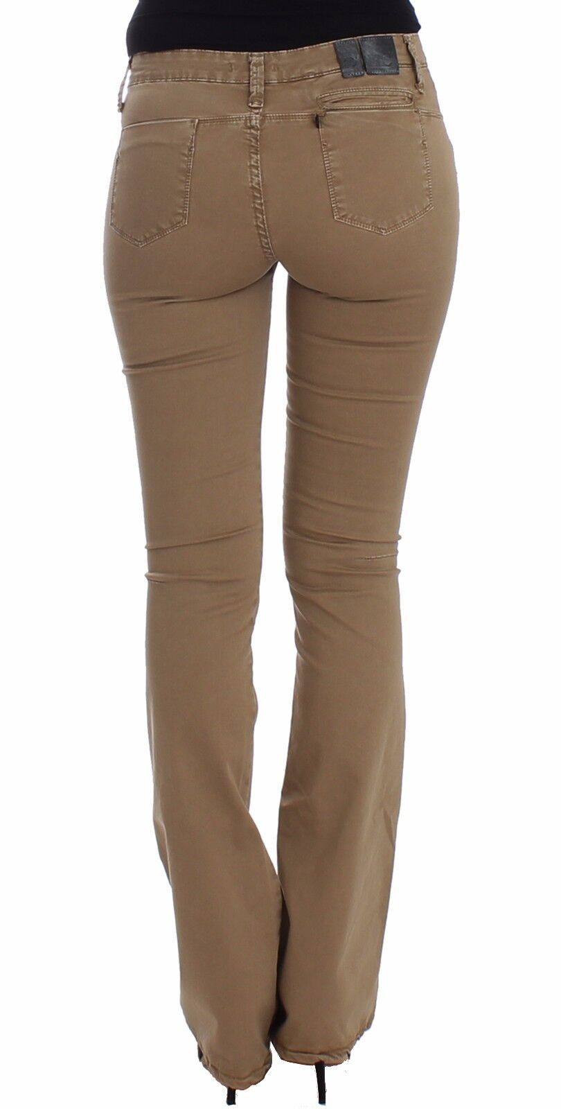Costume National Beige Straight Leg Jeans for Women detail view