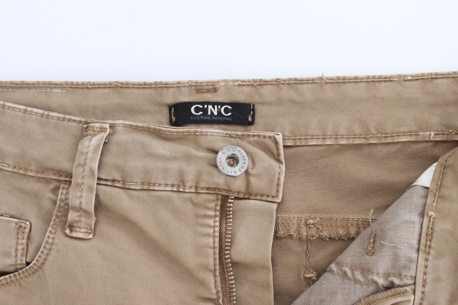 Costume National Beige Straight Leg Jeans for Women additional view