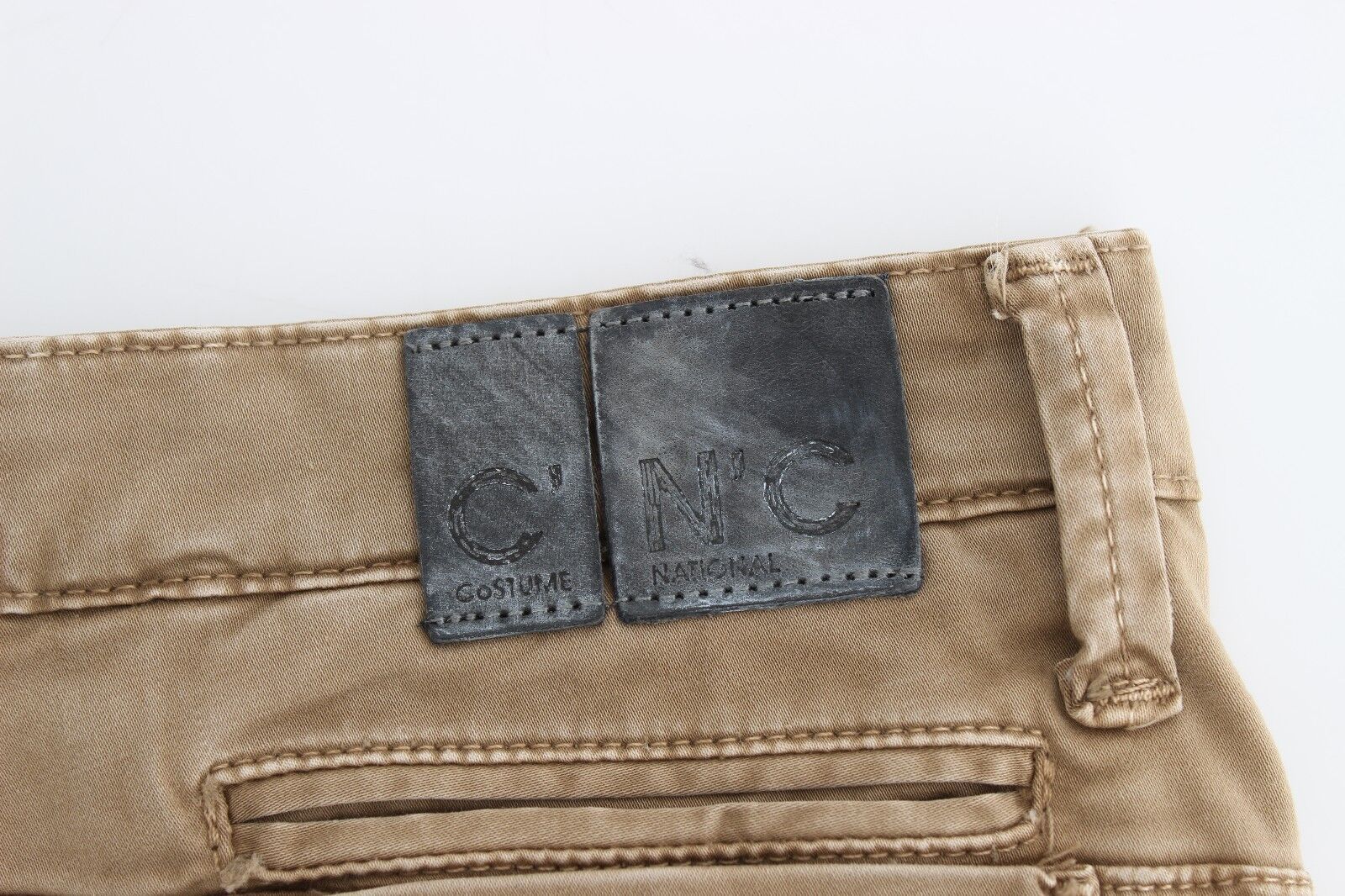 Costume National Beige Straight Leg Jeans for Women additional view