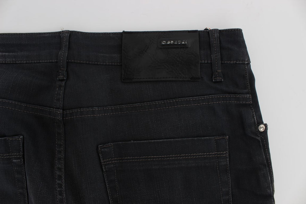 Jean slim stretch en coton gris Acht