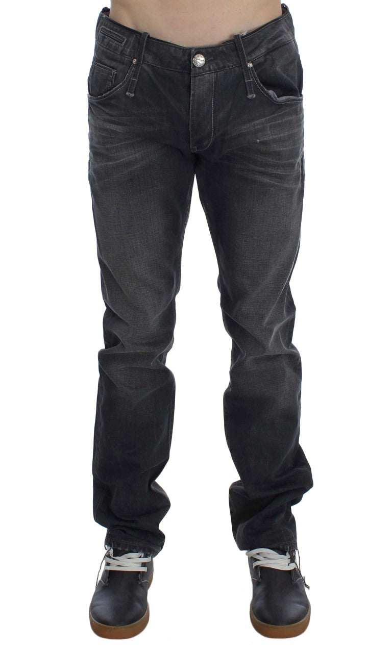 Acht Grey Straight Leg Jeans for Men alternate view