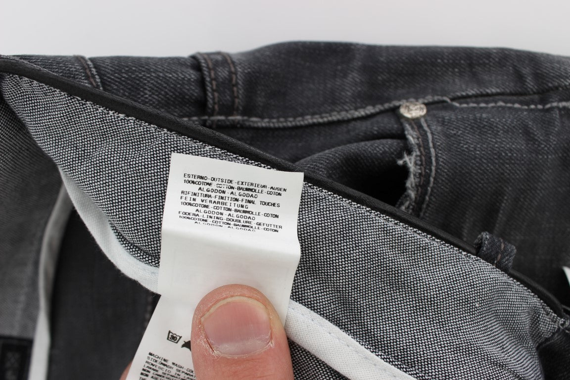 Acht Grey Straight Leg Jeans for Men additional view