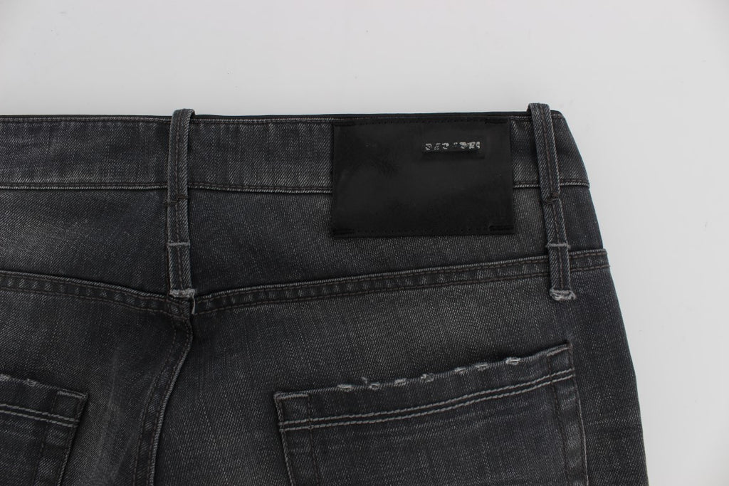 Acht Grey Straight Leg Jeans for Men additional view