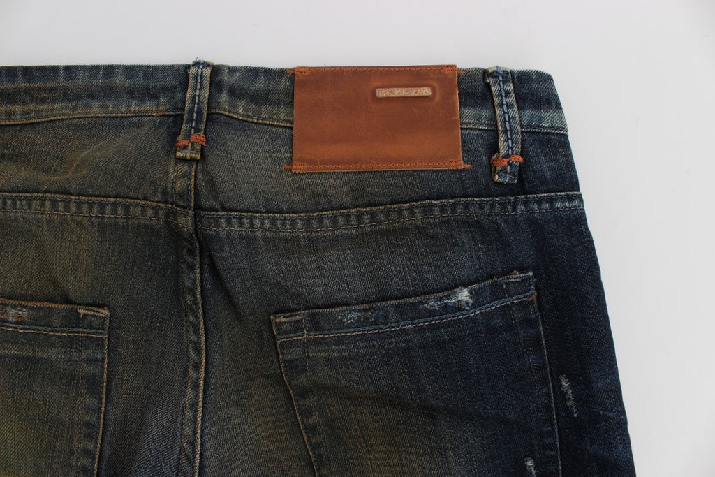 Acht Blue Straight Leg Jeans for Men additional view