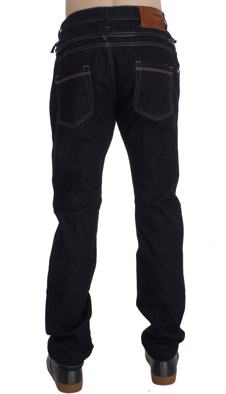 Acht Blue Designer Fashion side view