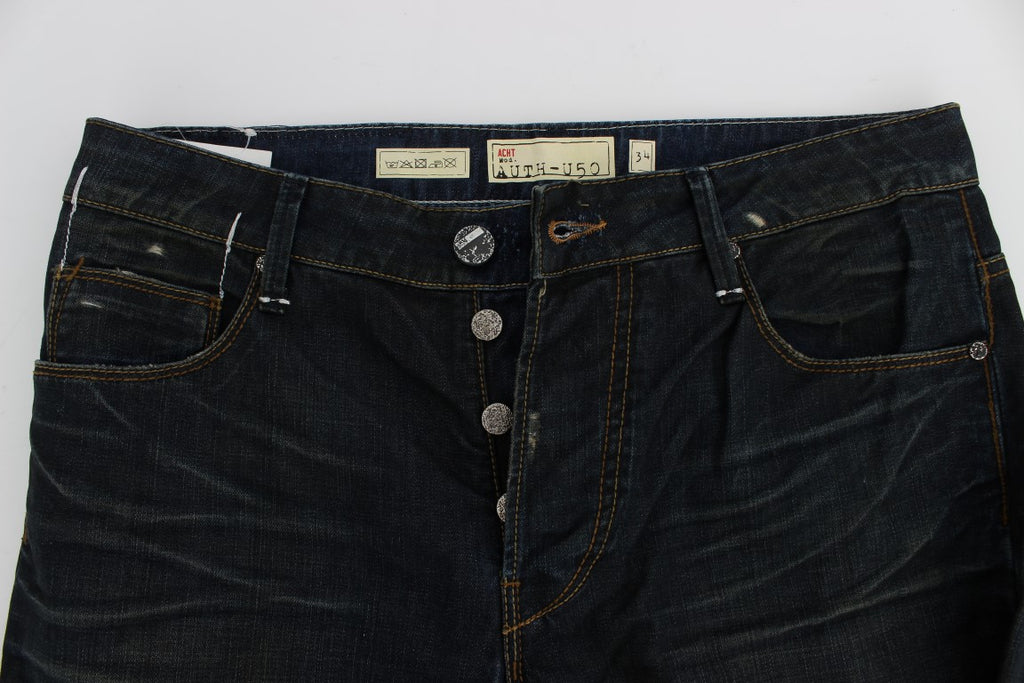 Acht Blue Straight Leg Jeans for Men additional view