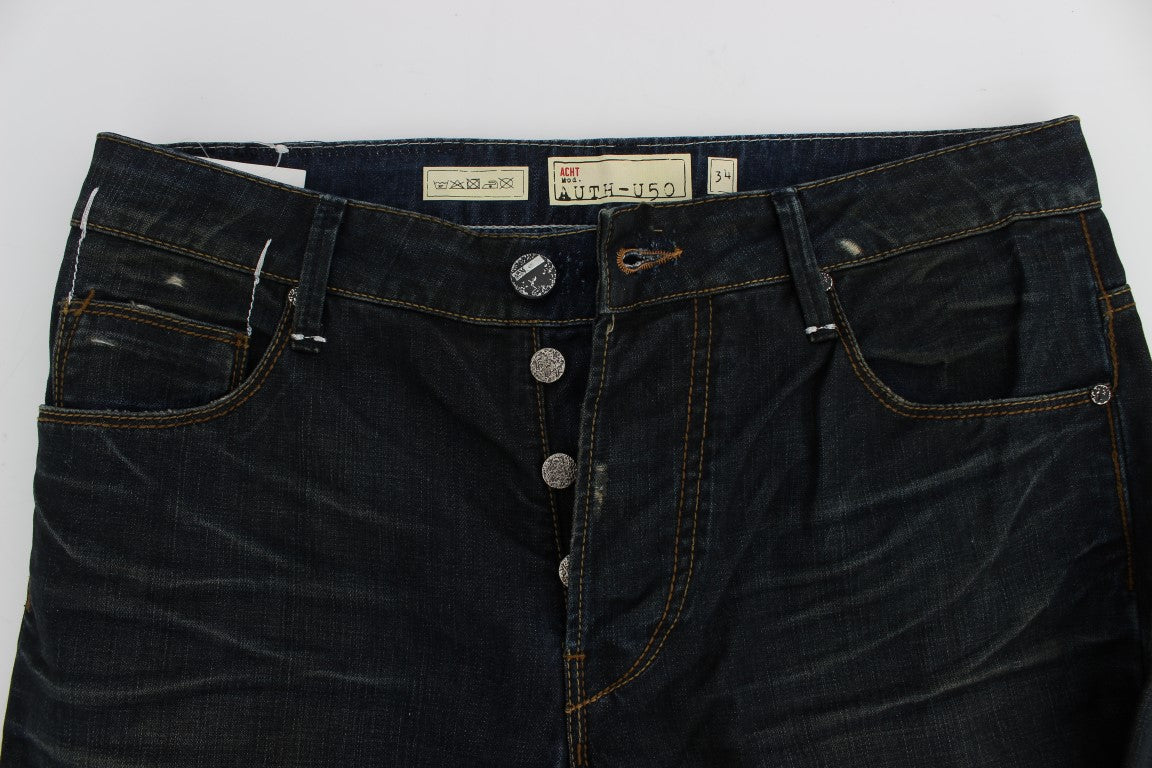 Acht Blue Straight Leg Jeans for Men additional view