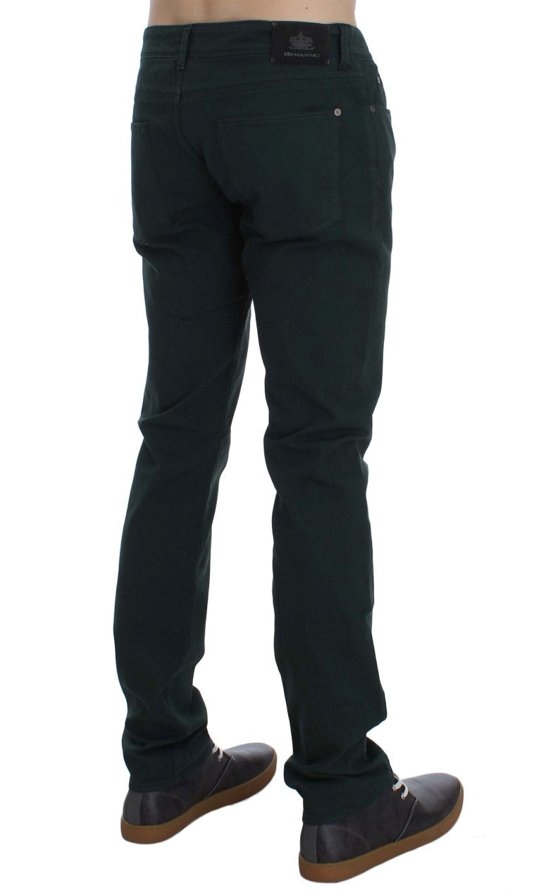Ermanno Scervino Green Straight Leg Jeans for Men side view