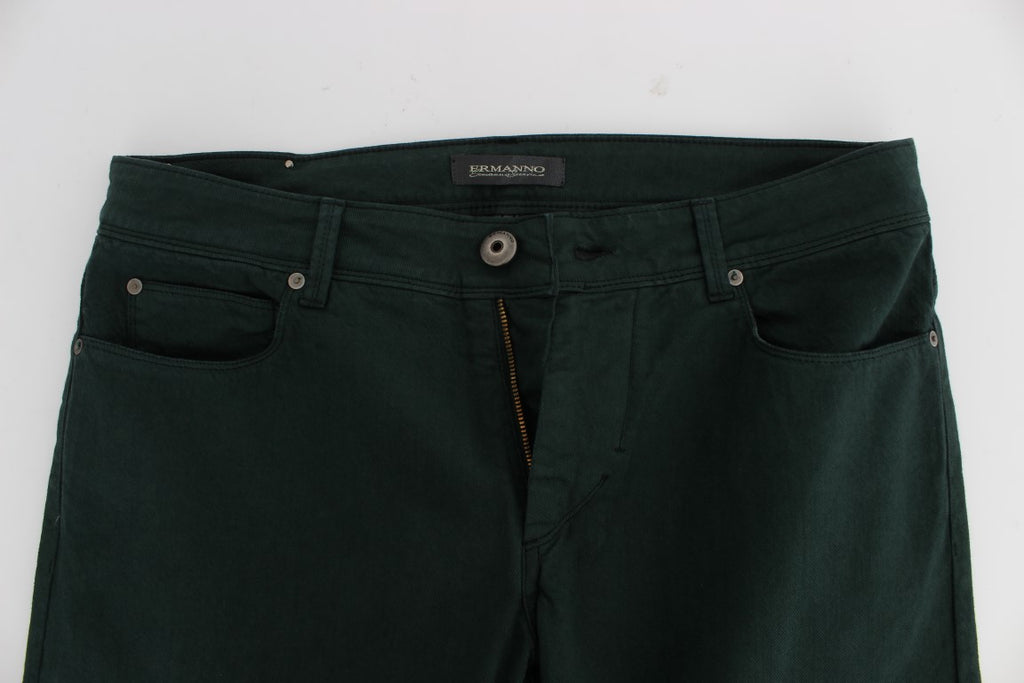 Ermanno Scervino Green Straight Leg Jeans for Men additional view