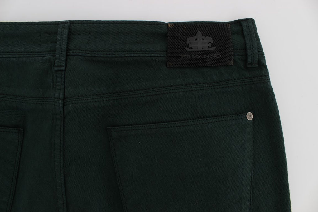 Ermanno Scervino Green Straight Leg Jeans for Men additional view