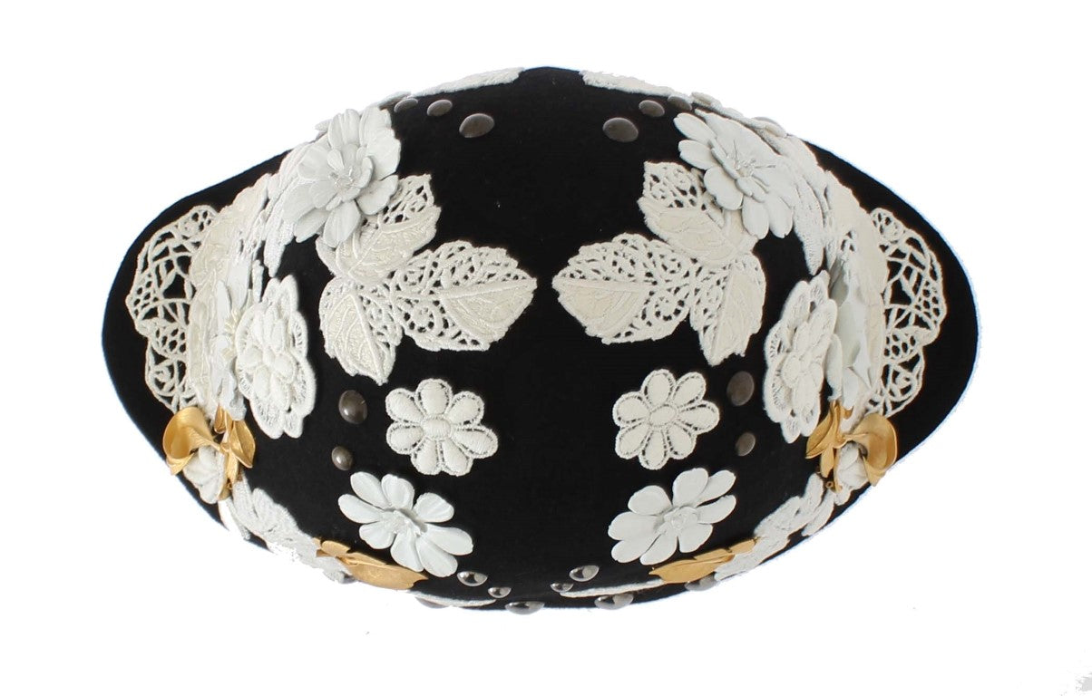 Dolce & Gabbana Black Hats for Women side view