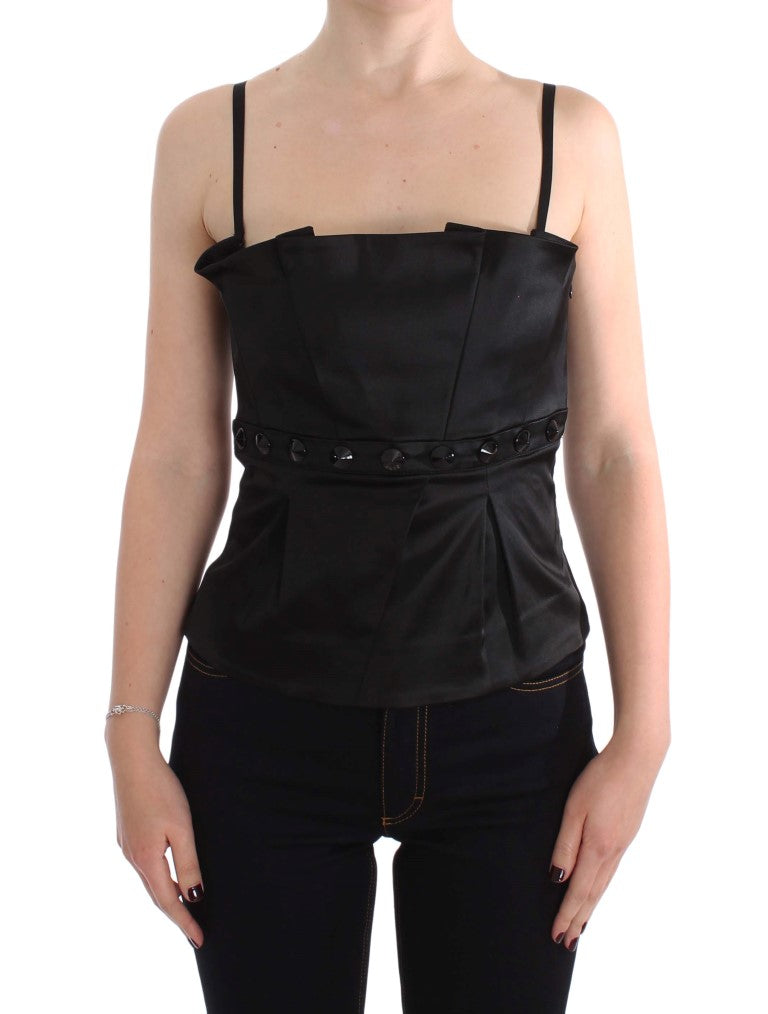 Exte Schwarzes Tanktop für Party und Abend