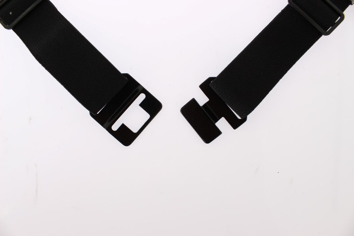 Dolce &amp; Gabbana Silberner breiter Seidenkummerbund