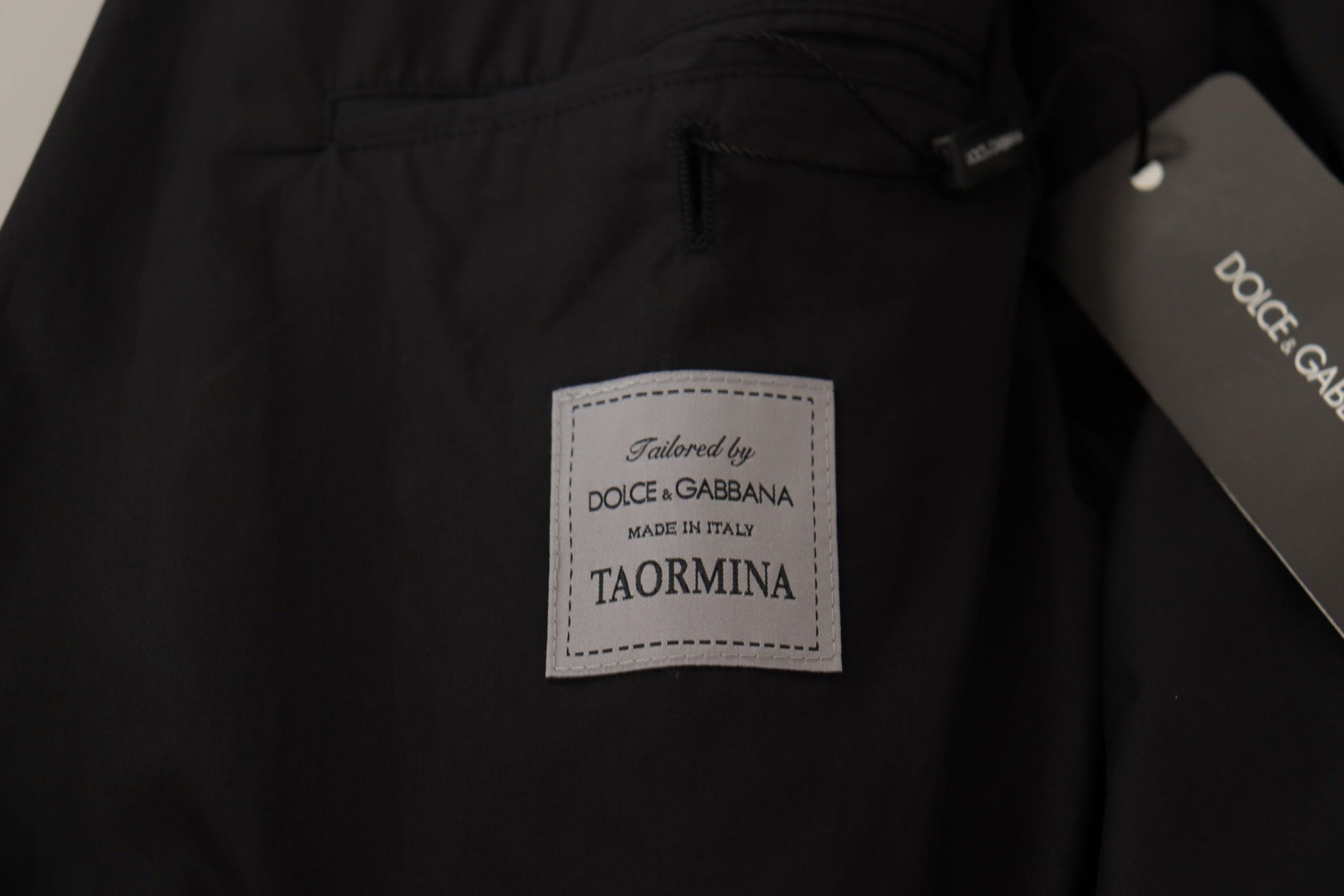 Blazer droit noir Dolce & Gabbana TAORMINA