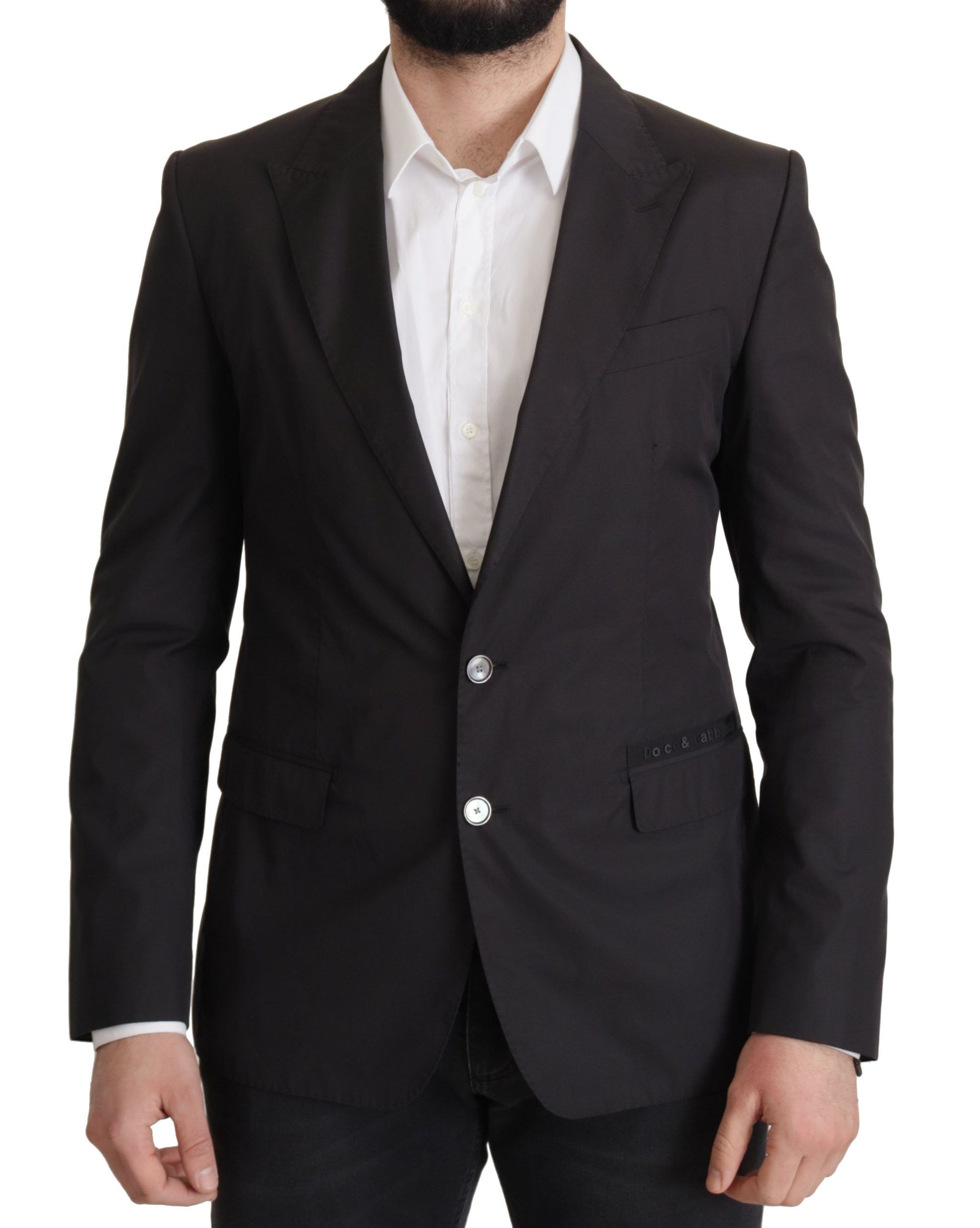 Blazer droit noir Dolce & Gabbana TAORMINA