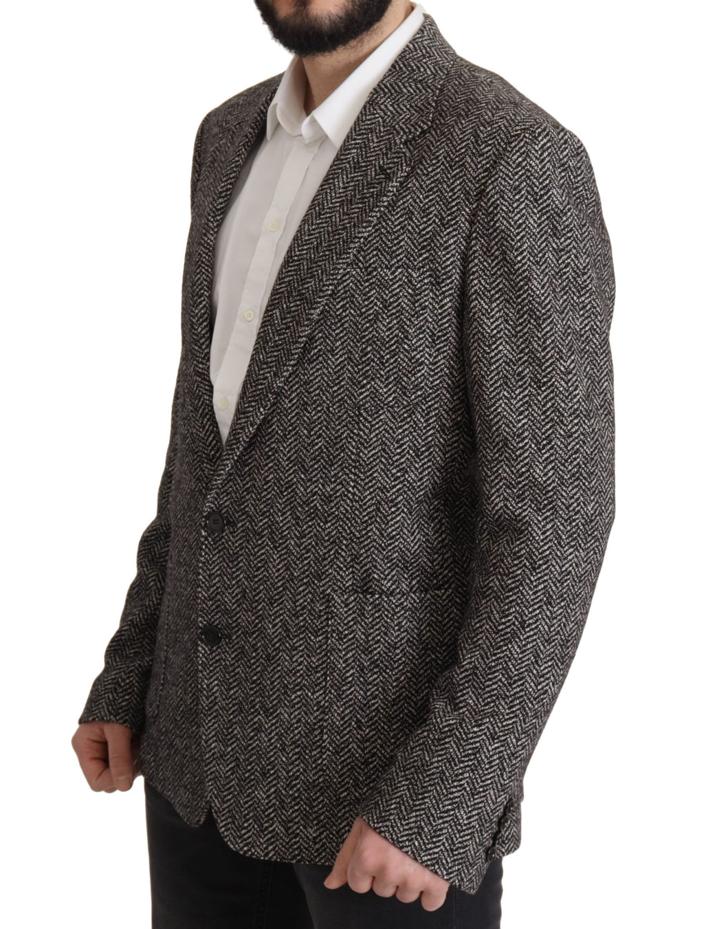 Dolce & Gabbana Grey Blazer for Men side view