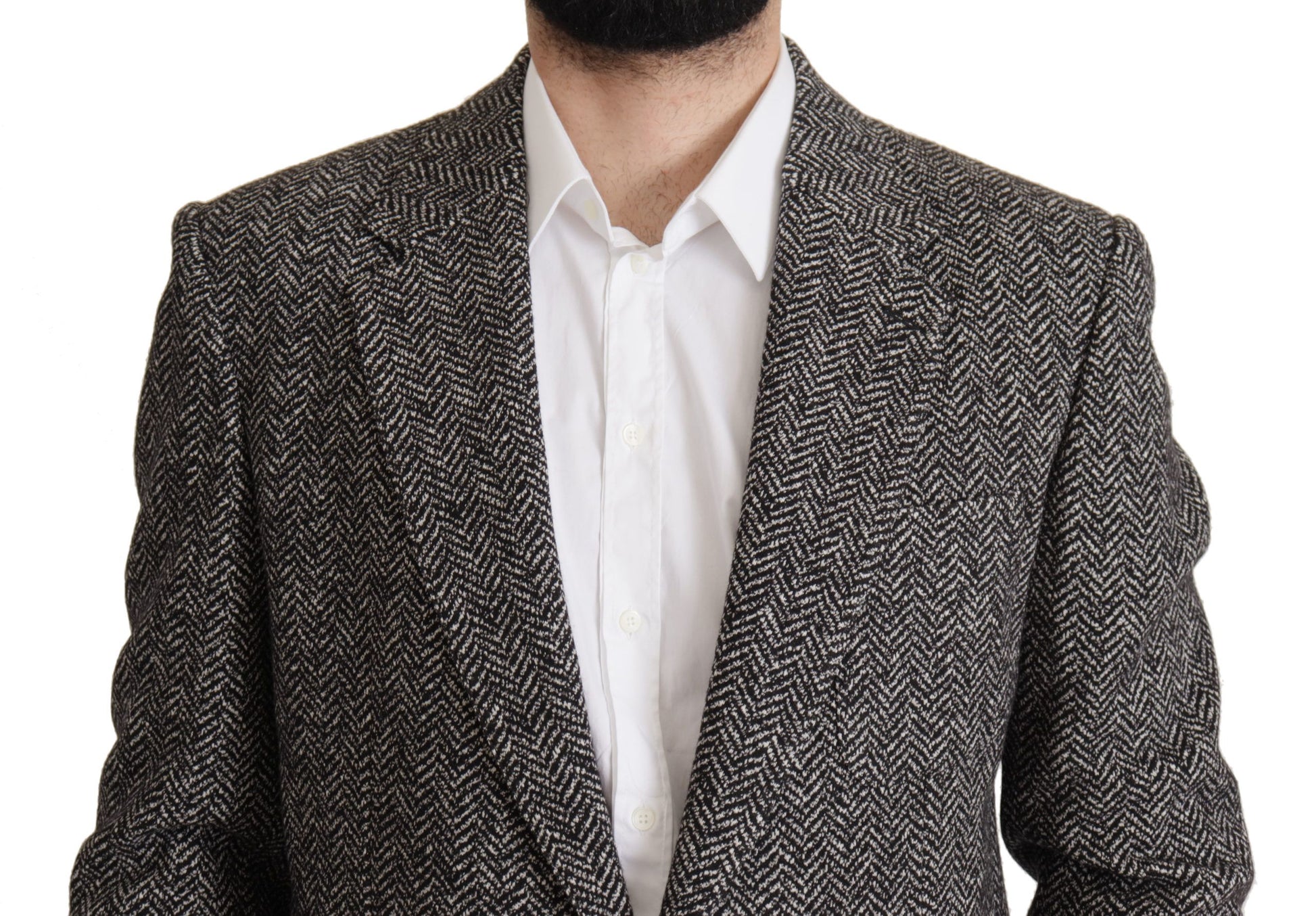 Dolce & Gabbana Grey Blazer for Men detail view