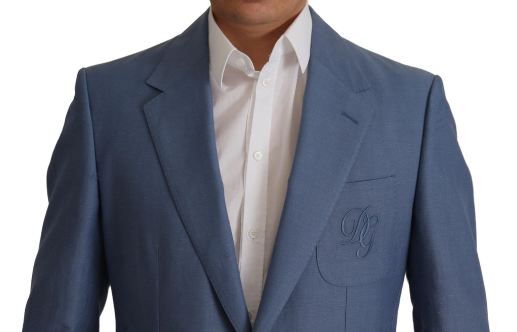 Dolce & Gabbana Blue Blazer for Men detail view