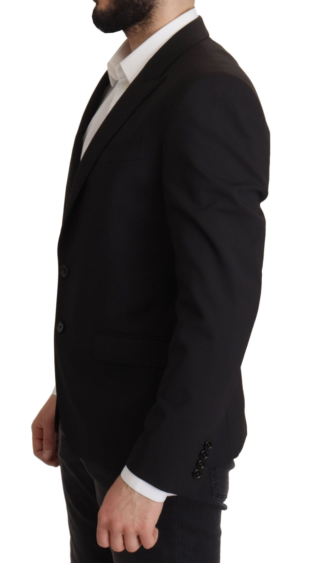Veste Dolce & Gabbana noire à simple boutonnage, blazer MARTINI