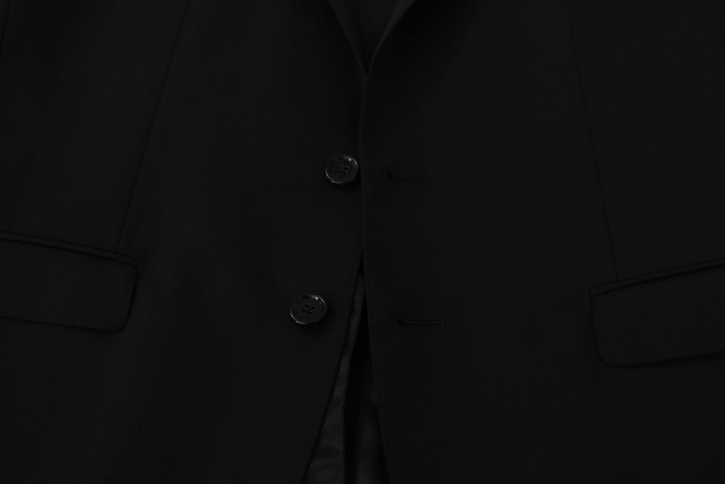 Veste Dolce & Gabbana noire à simple boutonnage, blazer MARTINI