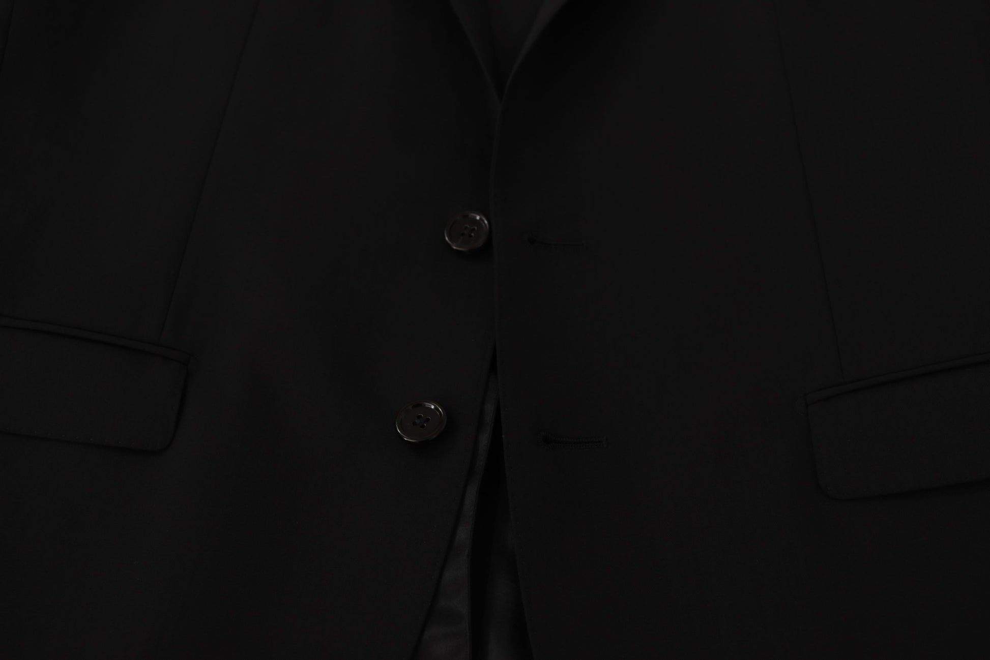 Veste Dolce & Gabbana noire à simple boutonnage, blazer MARTINI