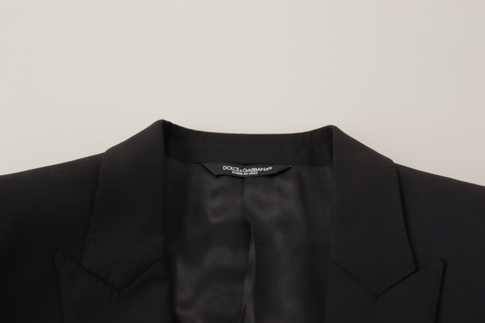 Veste Dolce & Gabbana noire à simple boutonnage, blazer MARTINI