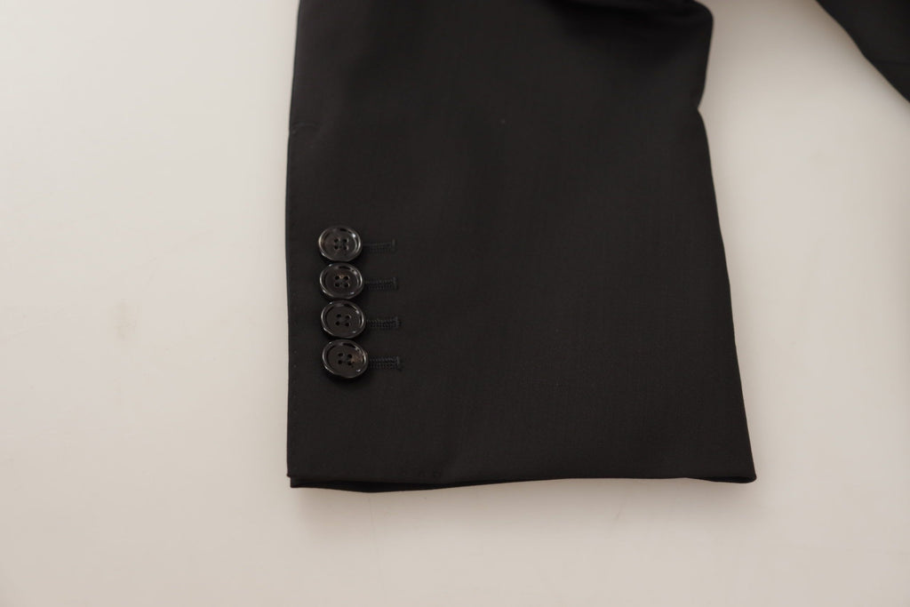 Veste Dolce & Gabbana noire à simple boutonnage, blazer MARTINI