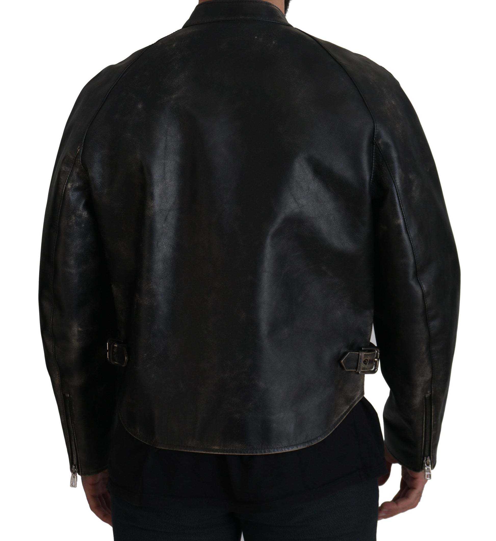 Dolce & Gabbana Black Biker Jackets for Men additional view