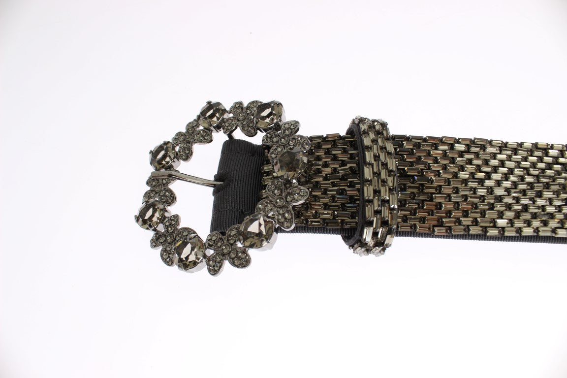 Dolce & Gabbana Grey High Waist Belts for Women side view