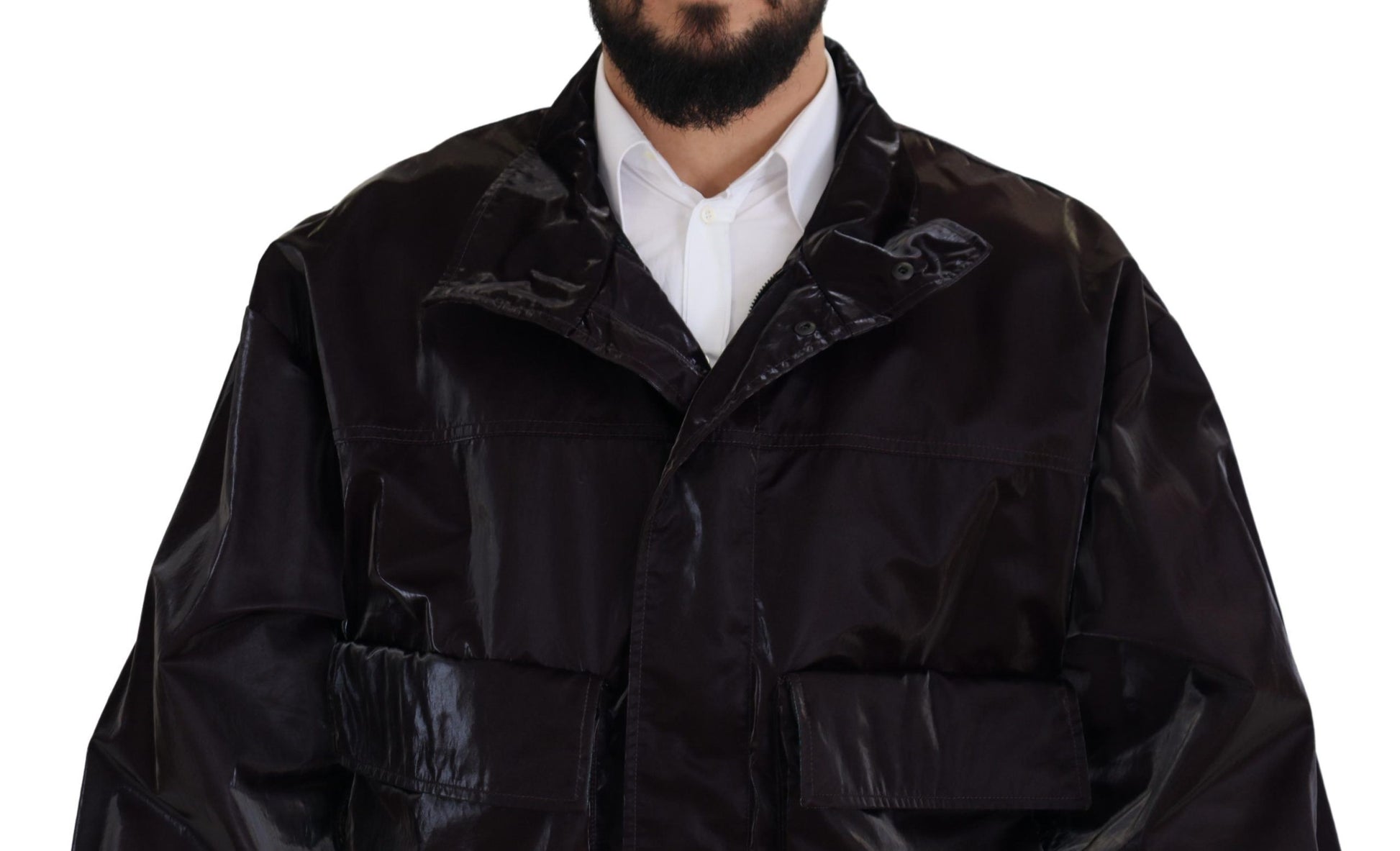 Dolce & Gabbana Red Rain Coats for Men detail view