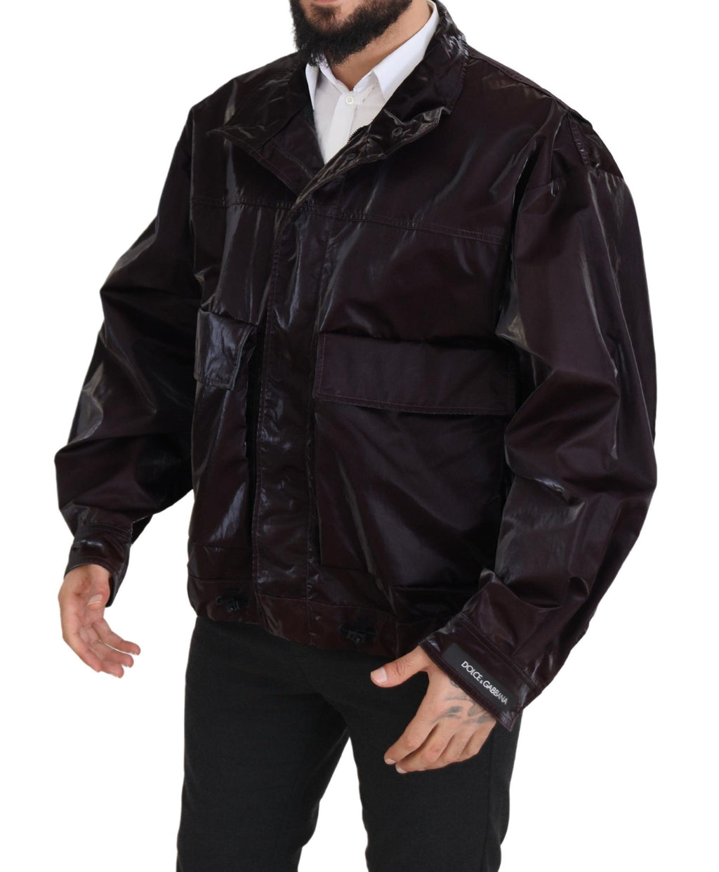 Dolce & Gabbana Red Rain Coats for Men additional view