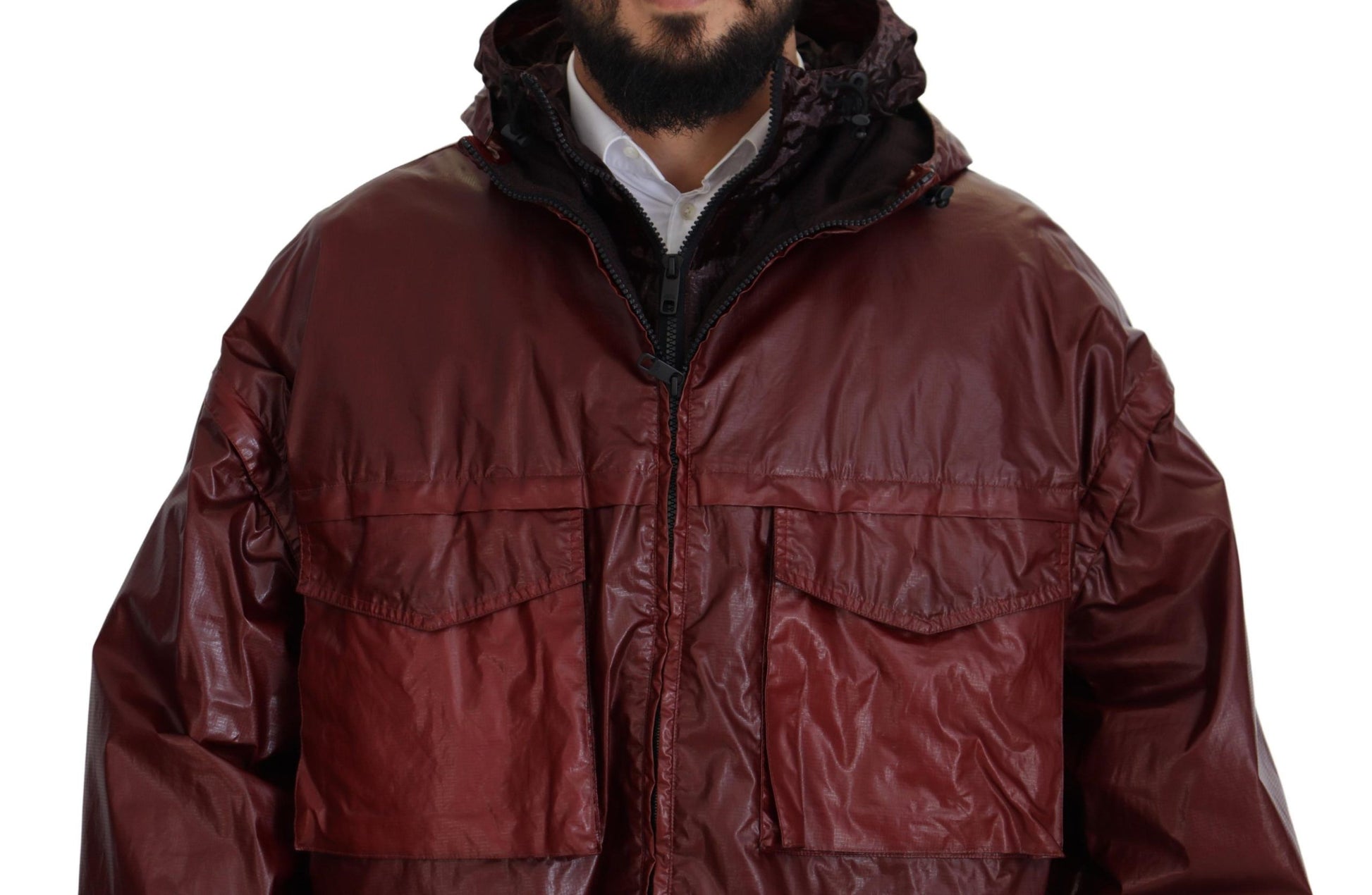 Dolce & Gabbana Red Bomber for Men side view