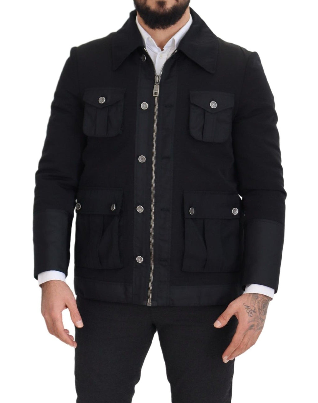 Dolce & Gabbana Black Coat for Men additional view